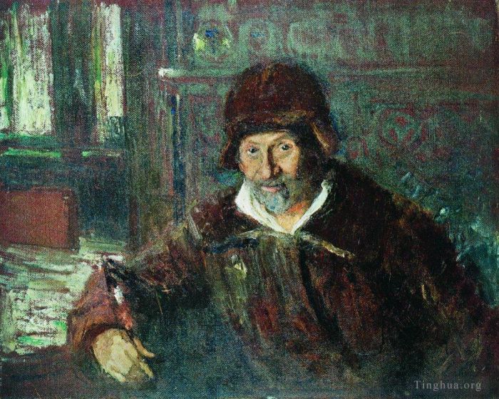 Ilya Repin Peinture à l'huile - Autoportrait 1920