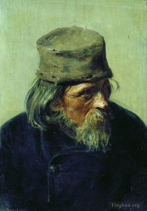 Ilya Repin œuvres - Vendeur d'œuvres d'étudiants à l'académie des arts 1870