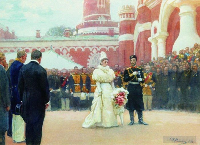 Ilya Repin Peinture à l'huile - Discours de sa majesté impériale du 11891897