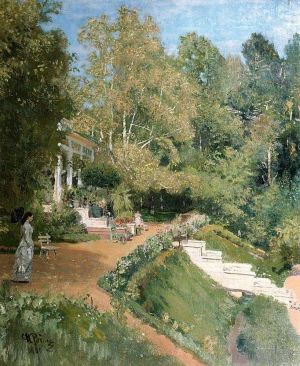 Ilya Repin œuvres - Journée d'été à Abramtsevo 1880