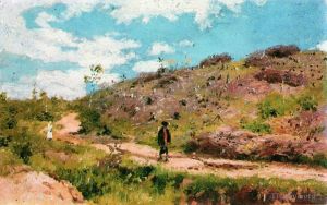 Ilya Repin œuvres - Paysage d'été à Kurskaya guberniya 1915