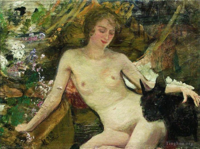 Ilya Repin Peinture à l'huile - Le modèle