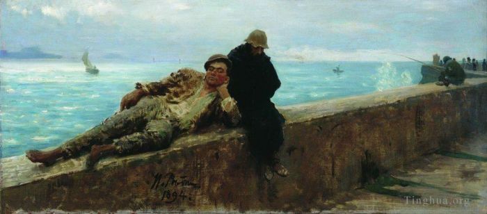 Ilya Repin Peinture à l'huile - Clochards sans abri 1894