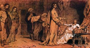 Ilya Repin œuvres - 6 élévation de la fille de Jaïrus 1871