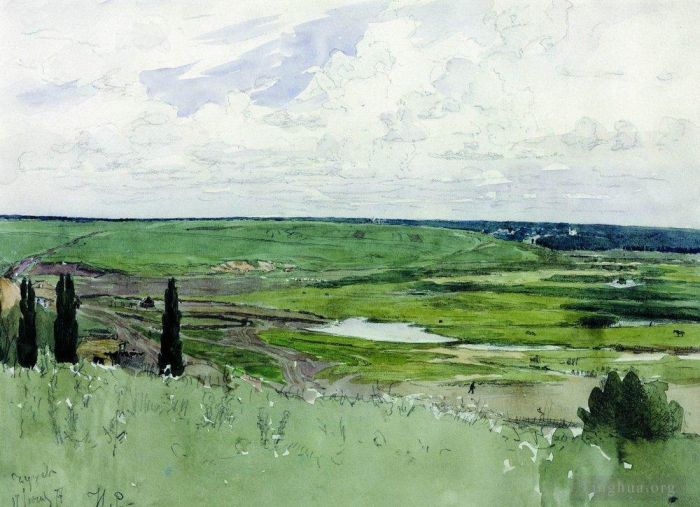 Ilya Repin Types de peintures - Paysage près de Chuguevo