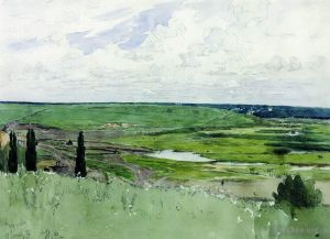 Ilya Repin œuvres - Paysage près de Chuguevo