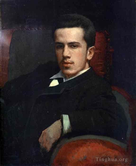 Ivan Kramskoi Peinture à l'huile - Portrait d'Anatoly Kramskoy, le fils de l'artiste