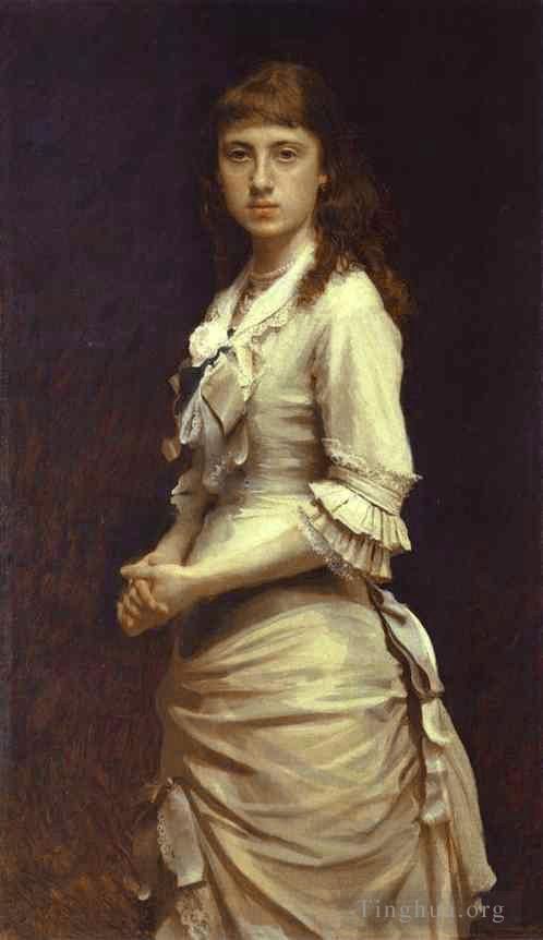 Ivan Kramskoi Peinture à l'huile - Portrait de Sophia Kramskaya, la fille de l'artiste