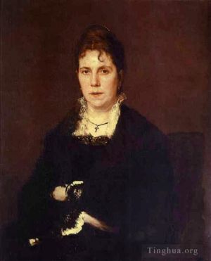 Ivan Kramskoi œuvres - Portrait de Sophia Kramskaya, l'épouse de l'artiste