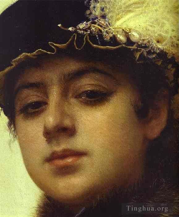 Ivan Kramskoi Peinture à l'huile - Portrait de femme