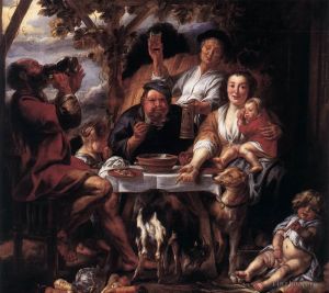 Jacob Jordaens œuvres - Manger l'homme
