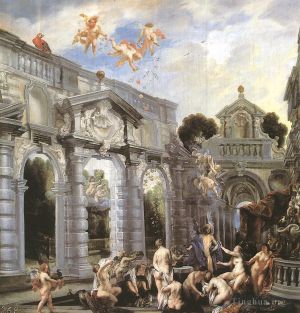 Jacob Jordaens œuvres - Nymphes à la Fontaine de l'Amour