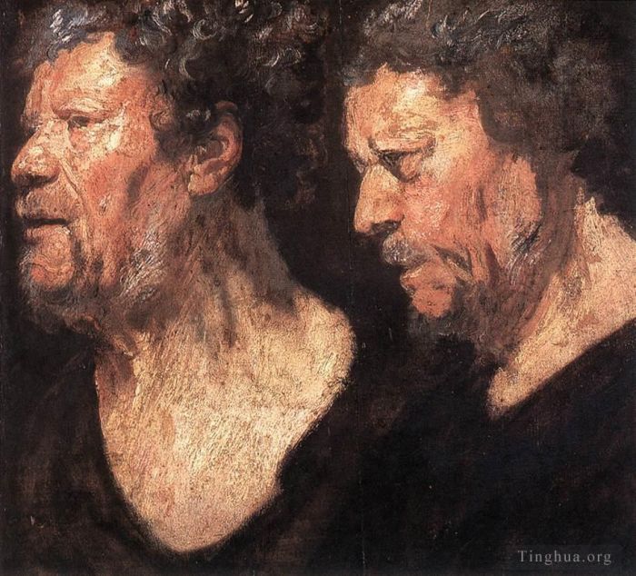 Jacob Jordaens Peinture à l'huile - Études de la tête d'Abraham Grapheus