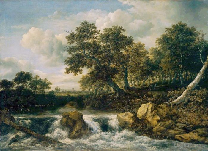 Jacob van Ruisdael Peinture à l'huile - Monter