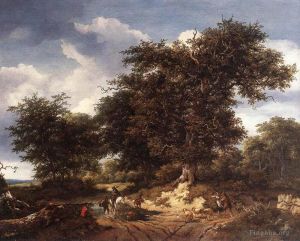 Jacob van Ruisdael œuvres - Le grand chêne