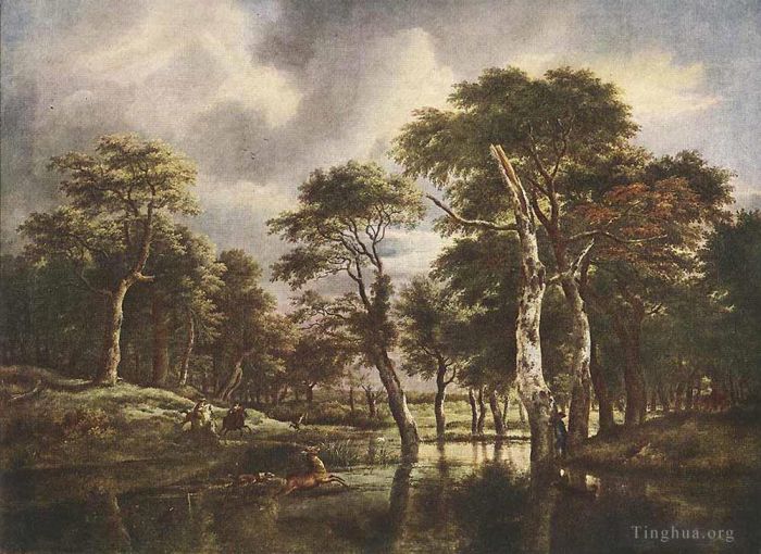 Jacob van Ruisdael Peinture à l'huile - La chasse