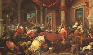 Jacopo dal Ponte œuvres - La purification du temple
