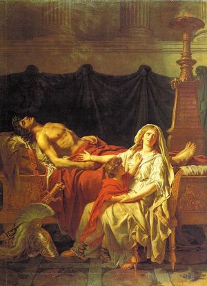 Jacques-Louis David œuvres - Andromaque Deuil Hector cgf