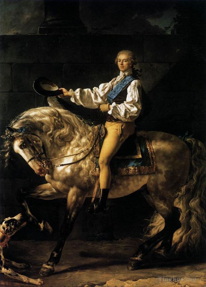 Jacques-Louis David Peinture à l'huile - Comte Potocki