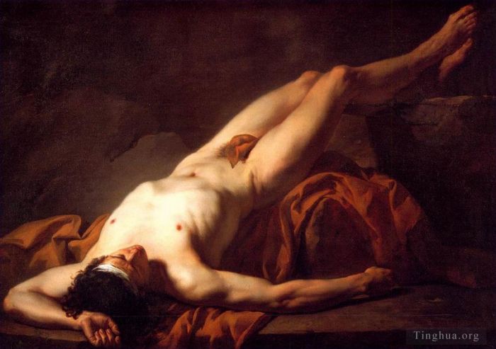 Jacques-Louis David Peinture à l'huile - Hector