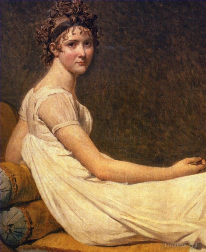 Jacques-Louis David Peinture à l'huile - Madame Récamier