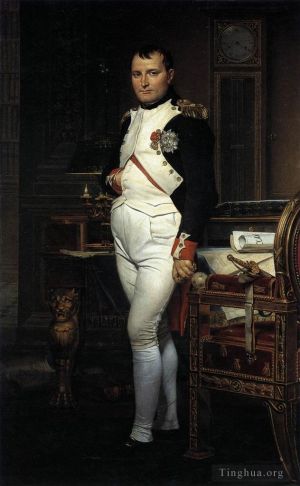 Jacques-Louis David œuvres - Napoléon dans son bureau