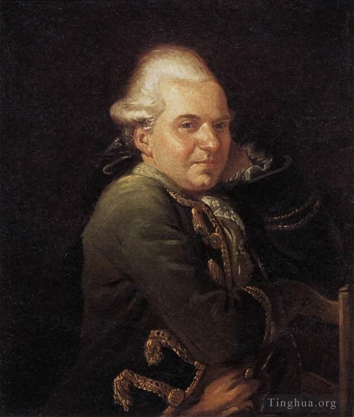 Jacques-Louis David Peinture à l'huile - Portrait de François Buron