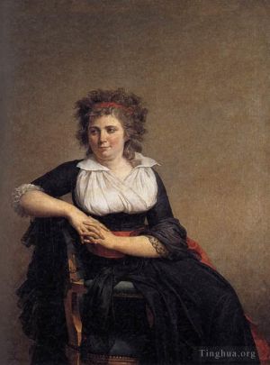 Jacques-Louis David œuvres - Portrait de la marquise d'Orvilliers