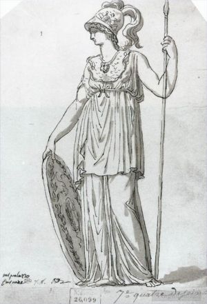 Jacques-Louis David œuvres - Minerve