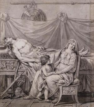 Jacques-Louis David œuvres - Le chagrin d'Andromaque