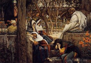 James Tissot œuvres - Jésus à Béthanie