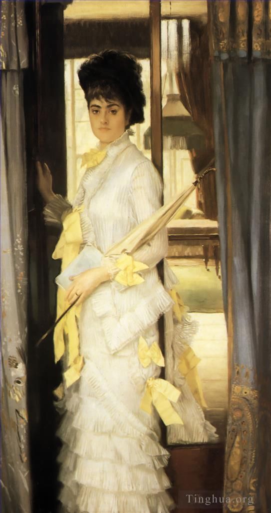 James Tissot Peinture à l'huile - Portrait de Mlle Lloyd