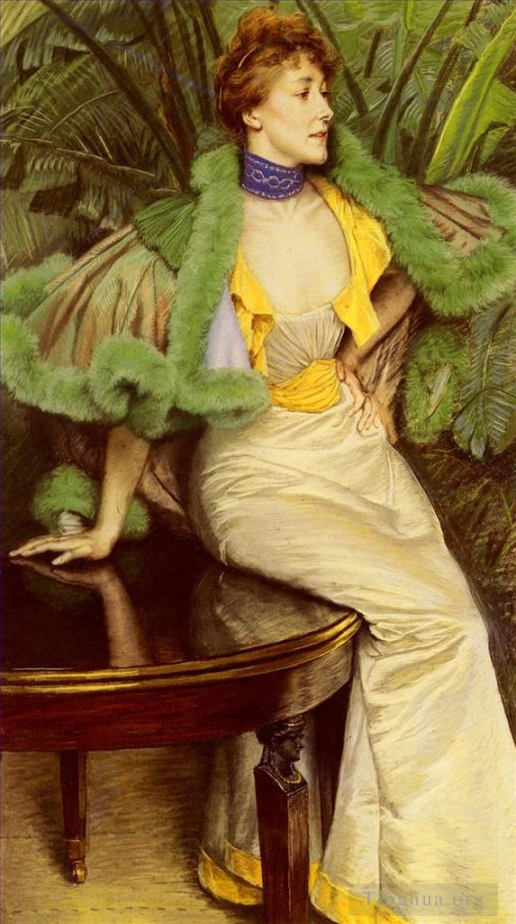 James Tissot Peinture à l'huile - La princesse de Broglie