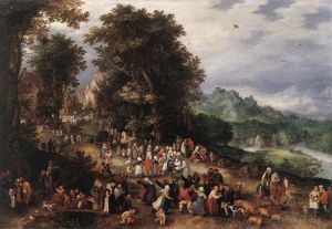 Jan Brueghel the Elder œuvres - Une foire flamande
