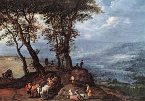 Jan Brueghel the Elder œuvres - Aller au marché