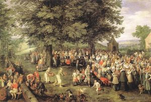 Jan Brueghel the Elder œuvres - Repas de noces