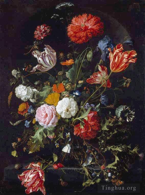 Jan Davidsz de Heem Peinture à l'huile - Fleurs