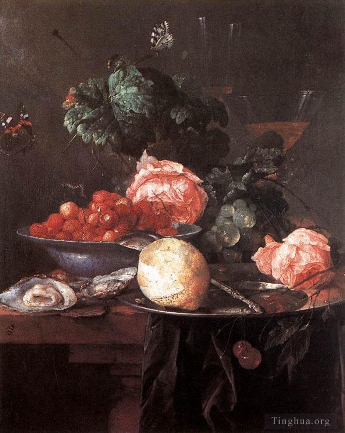 Jan Davidsz de Heem Peinture à l'huile - Nature Morte Aux Fruits 1652