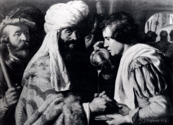 Jan Lievens Peinture à l'huile - Pilate se lave les mains