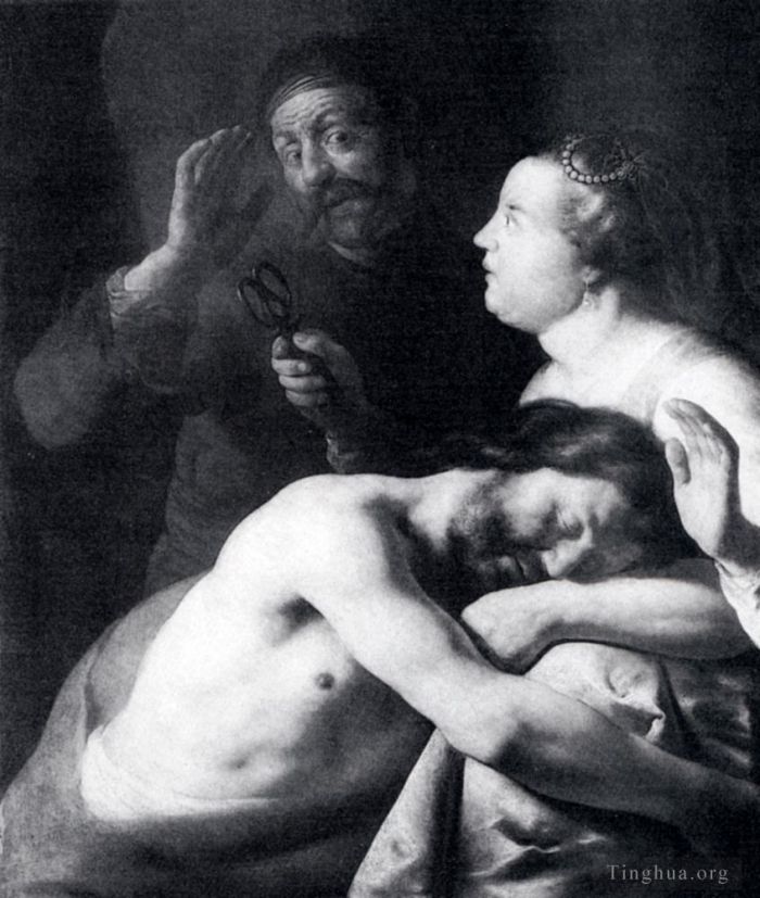 Jan Lievens Peinture à l'huile - Samson et Dalila
