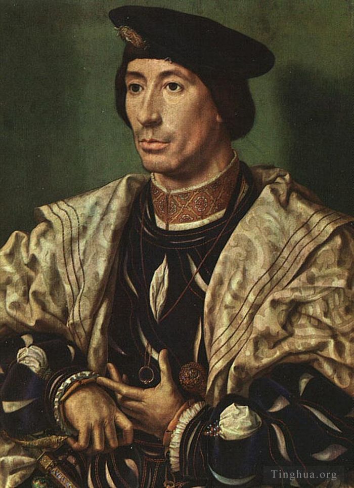 Jan Gossaert Peinture à l'huile - Portrait de Baudouin de Bourgogne