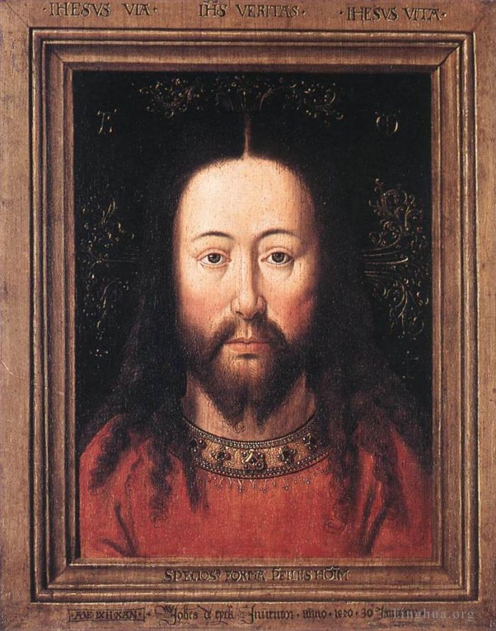 Jan van Eyck Peinture à l'huile - Portrait du Christ