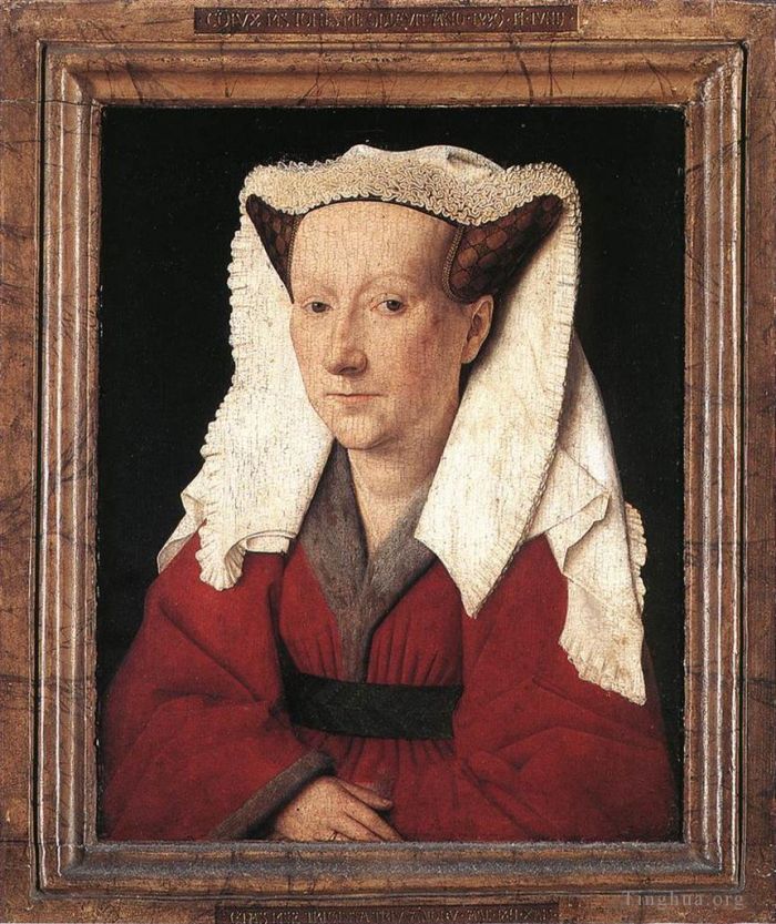 Jan van Eyck Peinture à l'huile - Portrait de Margareta van Eyck