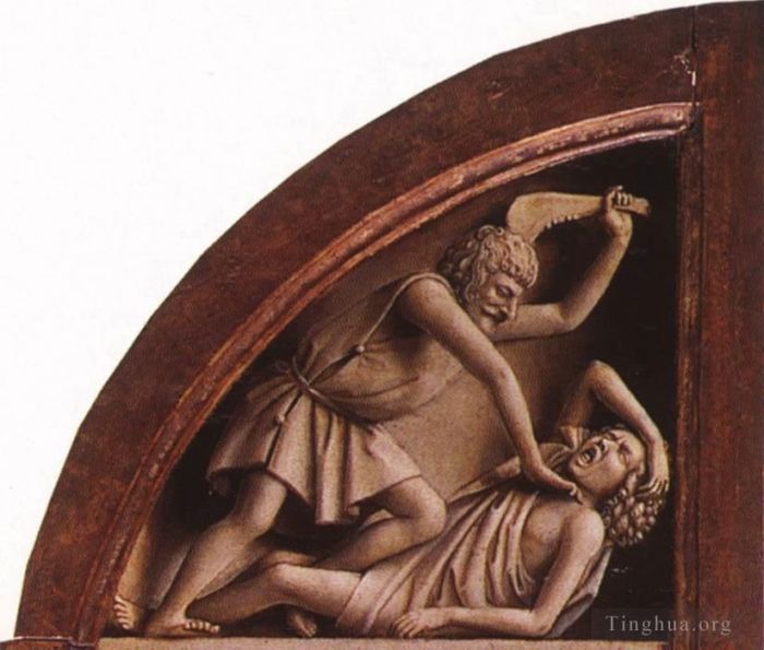 Jan van Eyck Sculpture - Le retable de Gand La mise à mort d'Abel