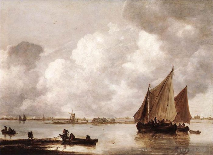 Jan Josephszoon van Goyen Peinture à l'huile - Haarlemer Meer