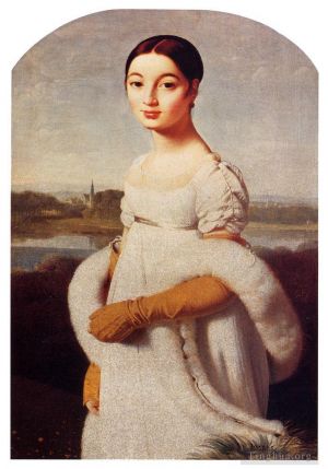 Jean-Auguste-Dominique Ingres œuvres - Auguste Dominique Portrait De Mademoiselle Caroline Rivière