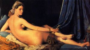 Jean-Auguste-Dominique Ingres œuvres - Auguste Dominique La Grande Odalisque