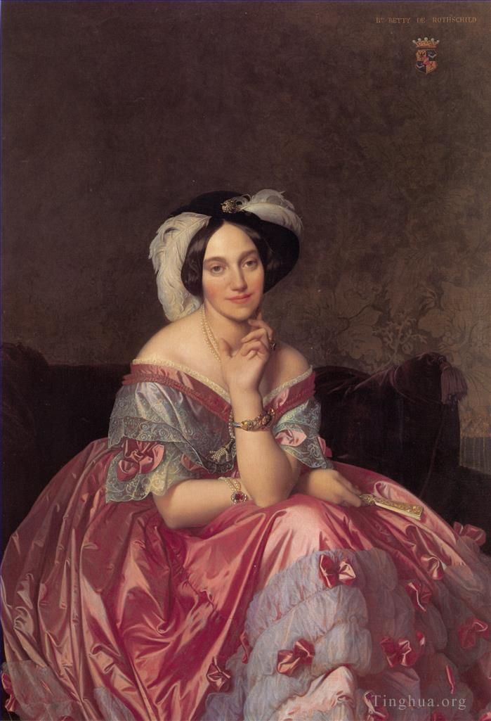 Jean-Auguste-Dominique Ingres Peinture à l'huile - Baronne James de Rothschild