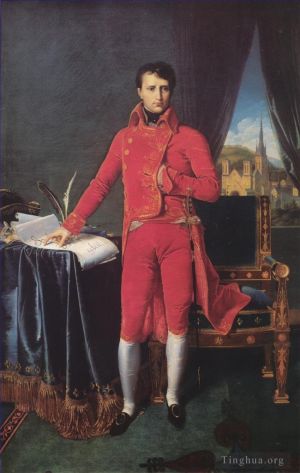 Jean-Auguste-Dominique Ingres œuvres - Bonaparte comme premier consul