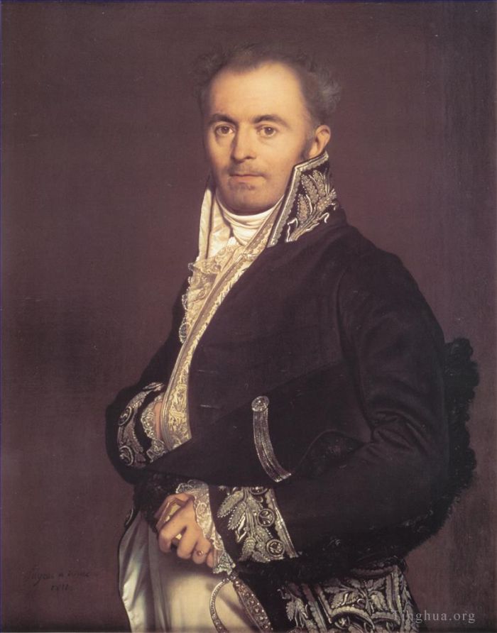 Jean-Auguste-Dominique Ingres Peinture à l'huile - Hippolyte François Devillers